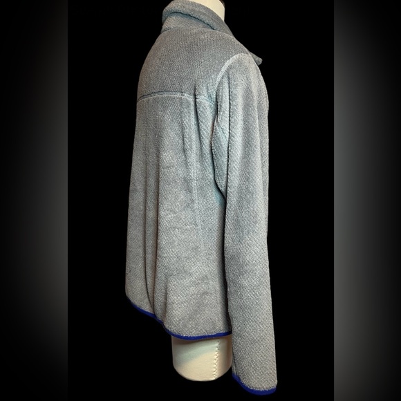 Patagonia Gray Purple Re-Tool Snap-T Pullover Fleece Sweater - Women's Large - Picture 4 of 8